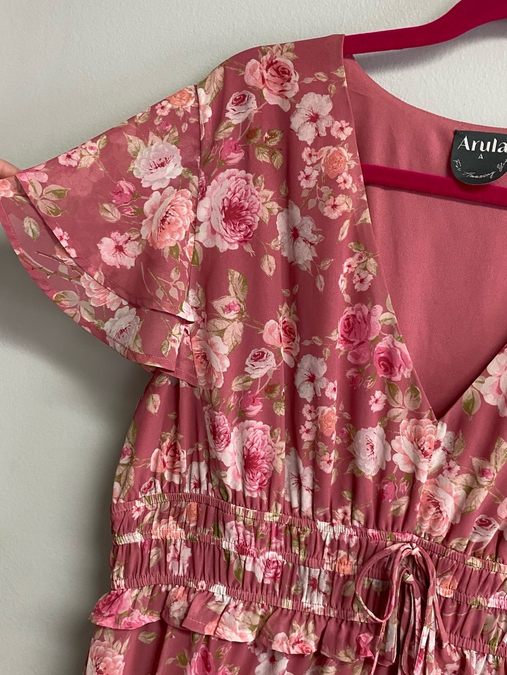 STUNNING ARULA FLORAL MAXI DRESS - SIZE 1X (A) - Picture 9 of 14